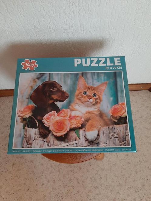 Legpuzzel 1000 stukjes......., Hobby en Vrije tijd, Denksport en Puzzels, Zo goed als nieuw, Ophalen