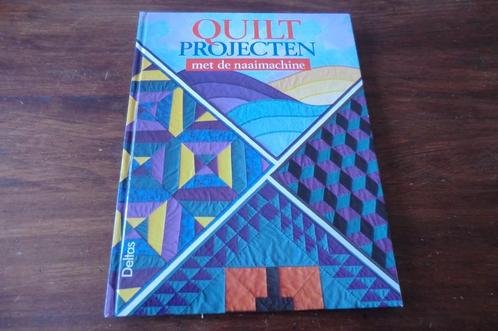 boek - Quiltprojecten met de naaimachine - Deltas, Boeken, Hobby en Vrije tijd, Gelezen, Borduren en Naaien, Ophalen of Verzenden