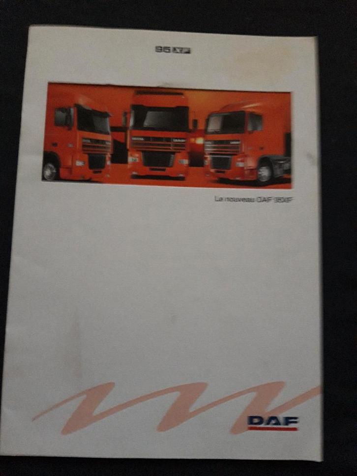 folder DAF 95 XF ( Frans) 1997, Boeken, Auto's | Folders en Tijdschriften, Zo goed als nieuw, Overige merken, Ophalen of Verzenden