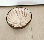 Nieuw schaaltje parelmoer kokosnoot, Schaal, Rond, Nieuw, Ophalen of Verzenden