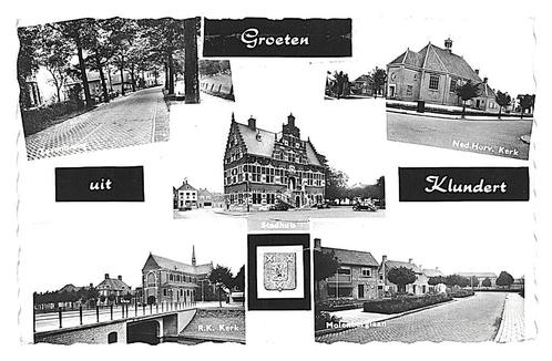 976564 Klundert N Br 1966 Gelopen met postzegel, Verzamelen, Ansichtkaarten | Nederland, Gelopen, Noord-Brabant, 1960 tot 1980