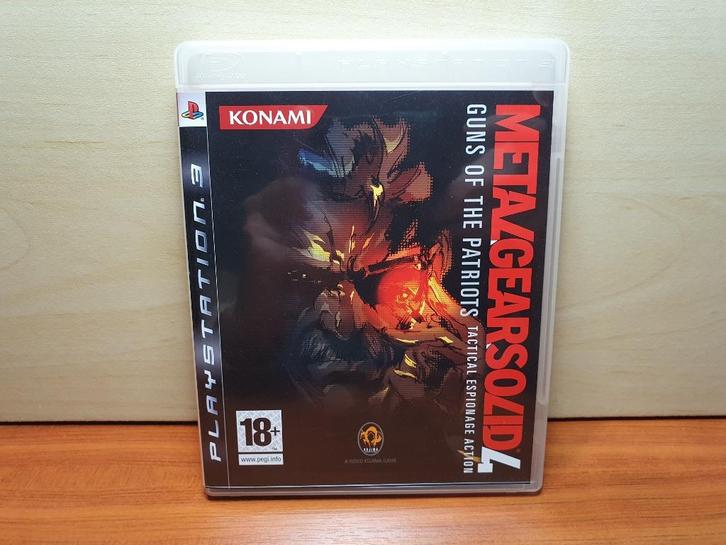 Metal Gear Solid 4 - Guns of the Patriots, Spelcomputers en Games, Games | Sony PlayStation 3, Gebruikt, Avontuur en Actie, 1 speler