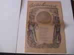Wilhelmina 50 jaar (trouw) bladen in middenlijn op de naad, Verzamelen, Krant, Ophalen of Verzenden
