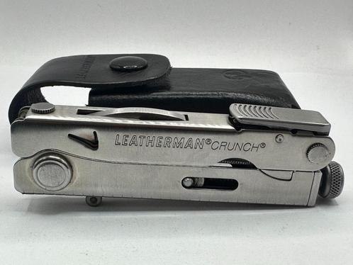 RARE Leatherman CRUNCH + Leather sheath Multitool Retired  U, Caravans en Kamperen, Kampeergereedschap, Gebruikt, Ophalen of Verzenden