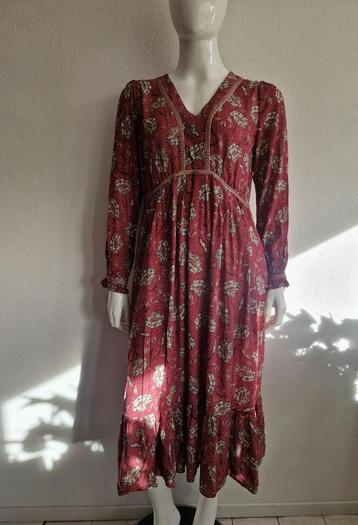 Huismuts x Sissy Boy midi jurk. Maat L. Oudroze/print. beschikbaar voor biedingen