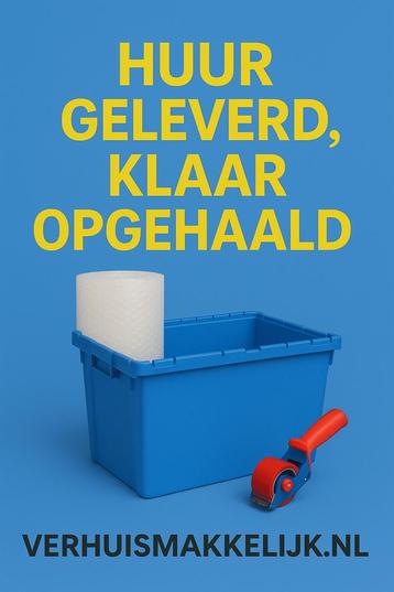 Compleet Verhuispakket te huur – Gratis bezorging beschikbaar voor biedingen