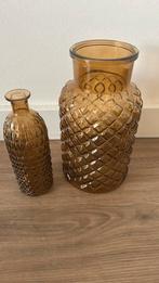 Vazen, Overige kleuren, Ophalen of Verzenden, Minder dan 50 cm, Glas