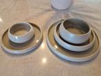 Bricard Bondy Porcelain Japandi servies beige set + extra's, Ophalen, Zo goed als nieuw, Porselein, Overige stijlen