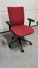 Rode bureau stoel, Gebruikt, Bureaustoel, Ophalen, Rood