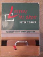 Lessen in orde - Handboek voor de onderwijspr Peter Teitler