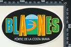 Sticker: Blanes - Portic de la Costa Brava, Ophalen of Verzenden, Zo goed als nieuw, Bedrijf of Vereniging