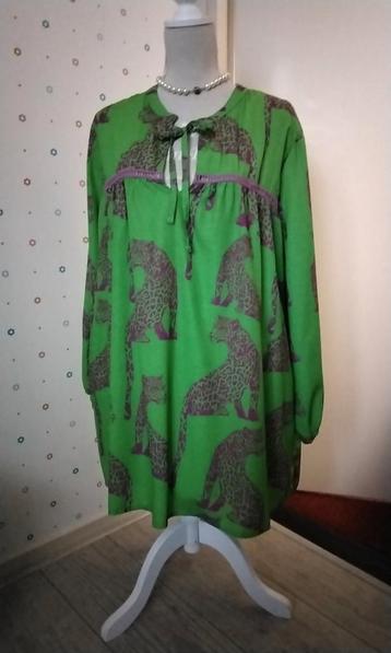 Nieuw,  Only M,  groen - paars tuniek/ blouse,  maat 50. beschikbaar voor biedingen