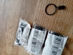 Gordijn ringen 32 mm zwart clips met ring., Ophalen of Verzenden, Nieuw