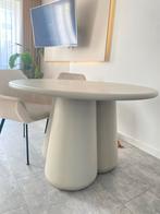 Ronde nordic grijs/beige eettafel 120cm, Huis en Inrichting, Tafels | Eettafels, Ophalen, Kunststof, 100 tot 150 cm, Rond