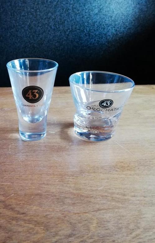 Licor 43 borrel shot glazen (nieuw partij horeca) 2 soorten, Verzamelen, Glas en Borrelglaasjes, Nieuw, Ophalen of Verzenden