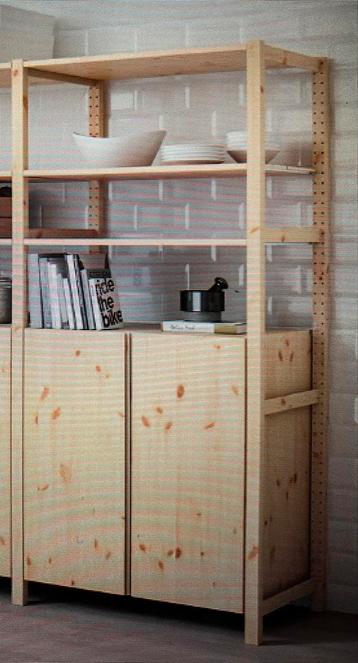 Ikea ivar Houten Kast met Planken - afbeelding 1