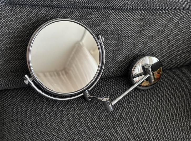 Badkamer make-up/scheer spiegel met knikarm, Huis en Inrichting, Overige Huis en Inrichting, Zo goed als nieuw, Ophalen