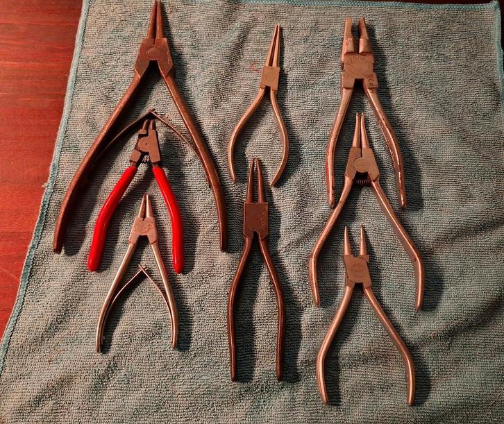 Seegeringtangenset: Stahlwille, Gedore, USAG, VBW, Doe-het-zelf en Verbouw, Gereedschap | Handgereedschap, Gebruikt, Ophalen