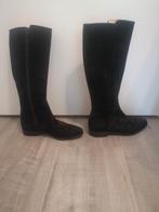 Paul Noyen, lange zwart suede laarzen, Ophalen of Verzenden, Gedragen, Zwart, Hoge laarzen