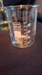 Oud laboratorium glas maatbeker 250 ml rasotherm GDR, Antiek en Kunst, Ophalen of Verzenden