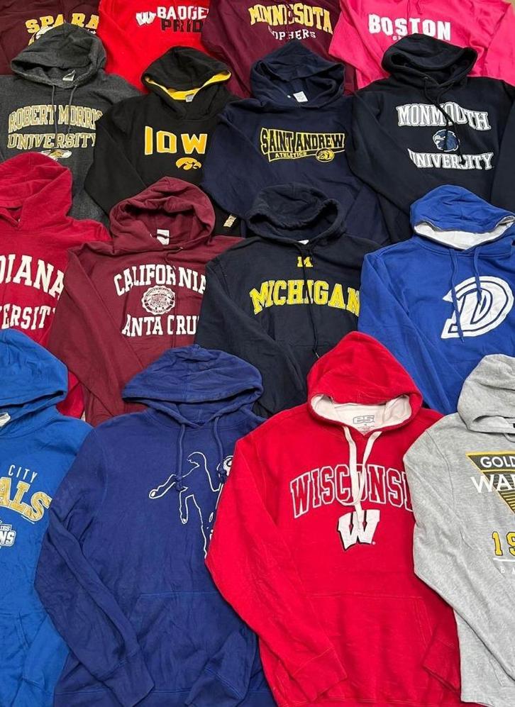 Grote Partij Amerikaanse College Hoodies Vintage Resell, Kleding | Heren, Heren-kledingpakketten, Gedragen, Overige maten, Ophalen of Verzenden