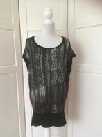 DIDI grijs zwart roze tuniek top, maat M (valt als XL), Kleding | Dames, Blouses en Tunieken, Maat 38/40 (M), Didi, Ophalen of Verzenden