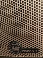 2 vintage boxen luidsprekers micro 1 studio, Audio, Tv en Foto, Luidsprekers, Overige merken, Gebruikt, Ophalen of Verzenden, Minder dan 60 watt