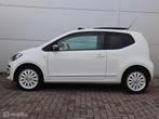 Volkswagen Up 1.0 White! Leer Navi Pano Stoelverwarming PDC, Auto's, Volkswagen, Voorwielaandrijving, Euro 5, Gebruikt, Wit