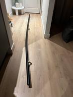 Trapleuning hout, rond, zwart, 334cm, Doe-het-zelf en Verbouw, Ladders en Trappen, Ophalen, Zo goed als nieuw, 2 tot 4 meter