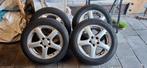 Winterbanden op Lichtmetalen Velgen - 215/55 R16, Auto-onderdelen, Ophalen, 16 inch, Banden en Velgen, Winterbanden