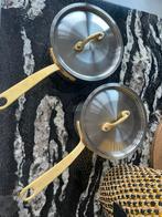 Zara Home 2 steel pannen pan steelpan steelpannen, Huis en Inrichting, Keuken | Potten en Pannen, Ophalen of Verzenden