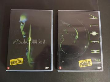 2x DVD Alien Resurrection en Alien 3 beschikbaar voor biedingen