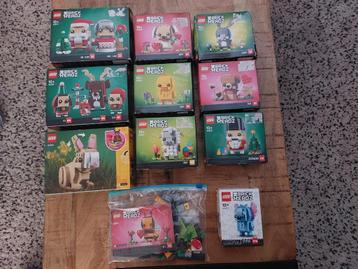 LEGO BRICK HEADZ 11 stuks compleet. beschikbaar voor biedingen