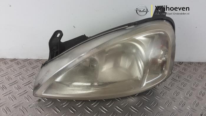Koplamp links van een Opel Corsa (Corsa C 00-), Auto-onderdelen, Verlichting, Opel, Gebruikt, 3 maanden garantie, Ophalen of Verzenden