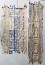 ikat - 2 stuks Indonesisch textiel - Ikat geweven textiel, Antiek en Kunst, Ophalen of Verzenden