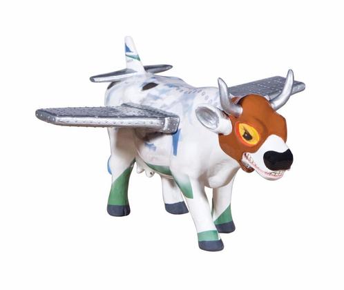 Nieuw Cow Parade koe Boviator medium incl. verzending., Antiek en Kunst, Kunst | Designobjecten, Ophalen of Verzenden