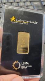 1 x 10 gram goud, Postzegels en Munten, Edelmetalen en Baren, Goud, Ophalen of Verzenden