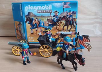 playmobil western artilleriesetje 5249 in OVP compleet beschikbaar voor biedingen