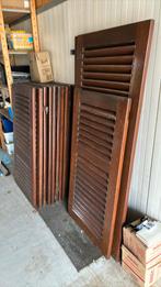 Louvre deuren met lamellen, Doe-het-zelf en Verbouw, Gebruikt, 80 tot 100 cm, Overige typen, Ophalen of Verzenden