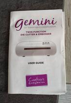Gemini snij en embossing Maschine + Go Press end Foil set, Hobby en Vrije tijd, Kaarten | Zelf maken, Ophalen, Zo goed als nieuw