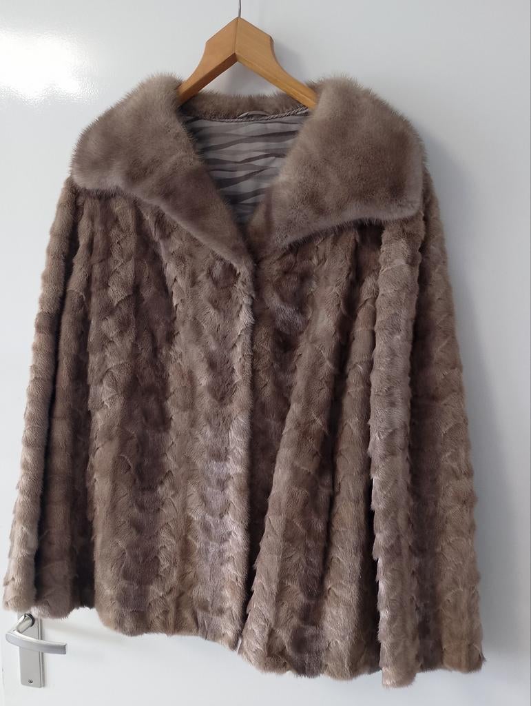 Vintage Bontjas - Uitstekende Staat, Kleding | Dames, Jassen | Winter, Maat 38/40 (M), Bruin, Ophalen of Verzenden, Vintage