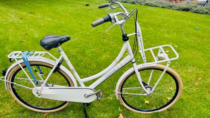 Mooie goede nette damesfiets Cortina Roots 57cm 7 speed, Fietsen en Brommers, Fietsen | Dames | Omafietsen, Gebruikt, 56 cm of meer