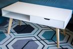 JYSK TAMHOLT 50x100 wit/naturel koffietafel, Huis en Inrichting, Tafels | Salontafels, Ophalen, 50 tot 100 cm, 50 tot 100 cm, Zo goed als nieuw
