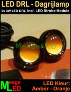 LED Auto Knipper set Oranje 2x 3W Zwart RF afstandsbediening, Auto diversen, Ophalen of Verzenden