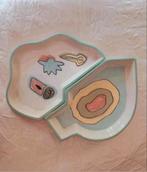 Twee Schalen van Ines de Booij Art Appetizer Tweedelig Set., Ophalen of Verzenden, Zo goed als nieuw, Overige stijlen, Schaal of Schalen