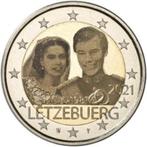 Luxemburg / 2021 / 2 Euro / Unc / 40 Jaar Huwelijk Relief, 2 euro, Luxemburg, Ophalen of Verzenden, Losse munt