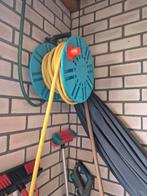 Tuinslanghaspel met slang, Ophalen, Gebruikt, Tuinslanghaspel