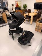 Deryan Noa Luxe 3-in-1 Kinderwagen - Met autostoel - Zwart, Kinderen en Baby's, Buggy's, Ophalen of Verzenden, Zo goed als nieuw