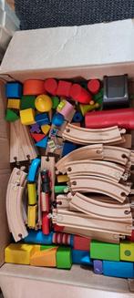 Ikea treinspoor + houten blokken, Ophalen of Verzenden, Zo goed als nieuw, Overige typen
