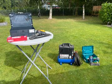 2 schiethamers en een silent compressor beschikbaar voor biedingen